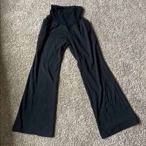 XL motherhood maternity flare black pants